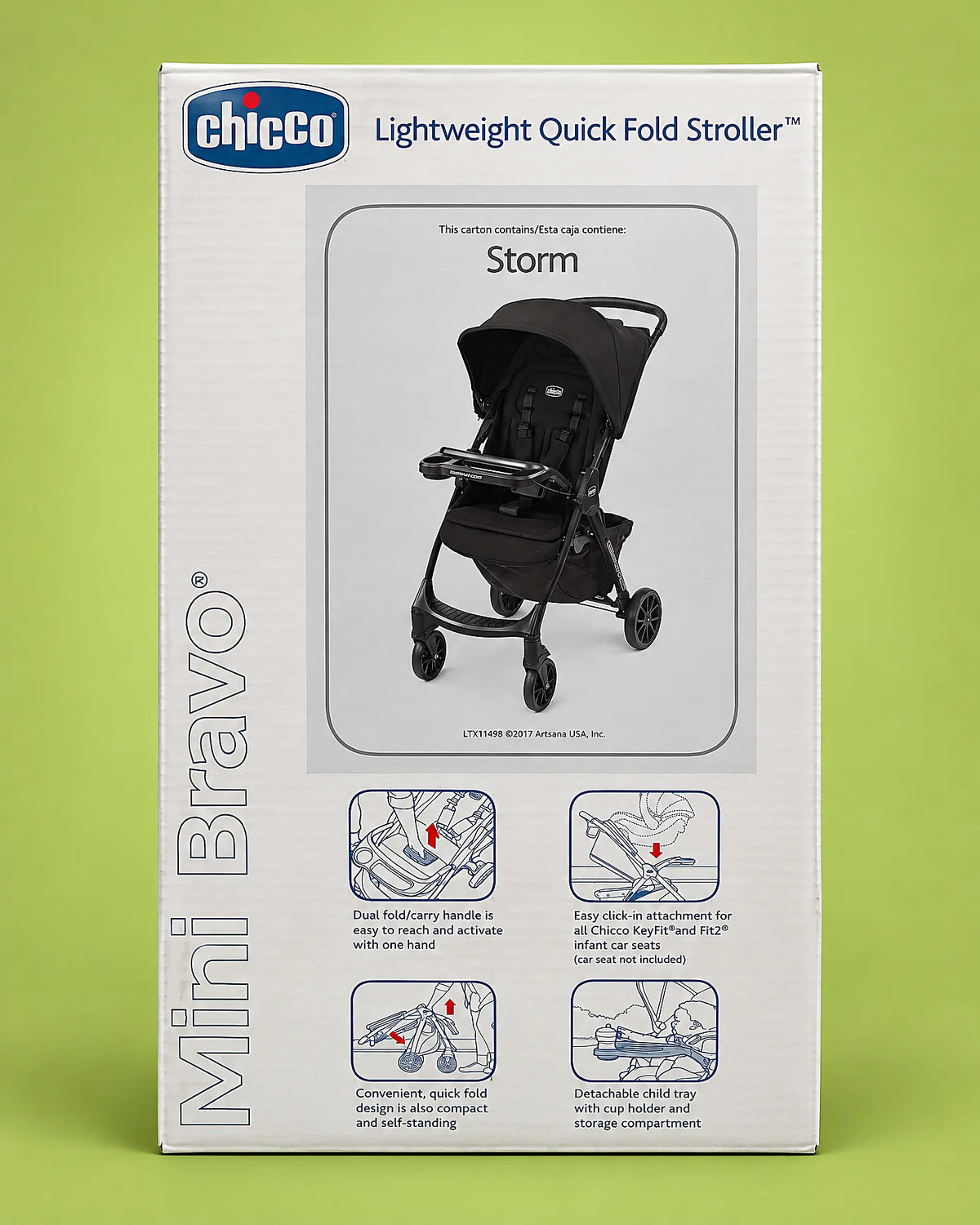 Coche liviano Chicco Mini Bravo Storm, coche liviano para bebé | JR Baby Center