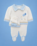 Conjunto tejido a mano de poni para recién nacido, set completo | JR Baby Center