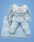 Conjunto tejido a mano y gorrito para recién nacido, set completo | JR Baby Center