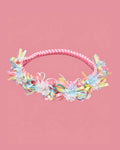 Diadema rosada de lazos pastel | JR Baby Center