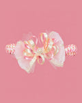 Diadema de lazo de tul rosado | JR Baby Center