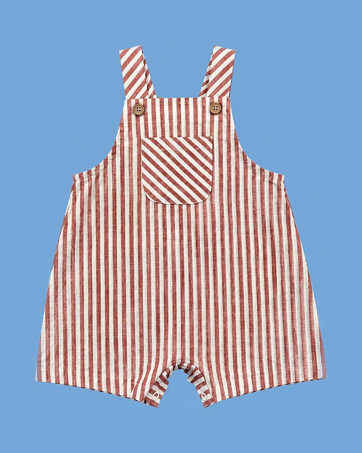 Jardinero Up Baby a rayas rojas para niño | JR Baby Center