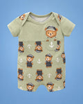 Kyly verde con anclas para bebé niño, vista de frente | JR Baby Center