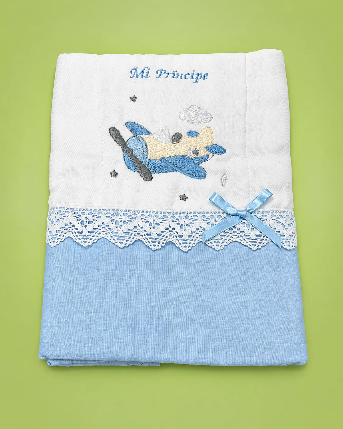 Paño bordado Mi Príncipe para bebé | JR Baby Center