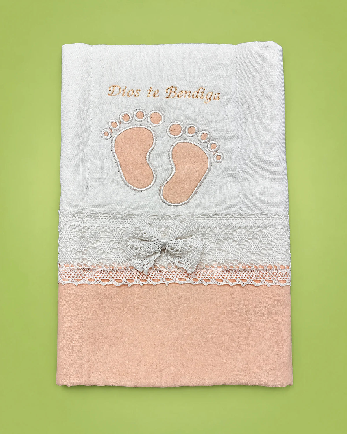 Paño bordado Dios te Bendiga para bebé | JR Baby Center