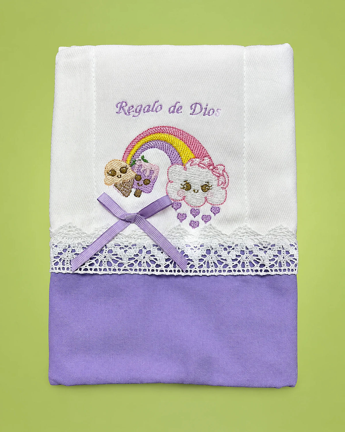 Paño bordado Regalo de Dios para bebé | JR Baby Center