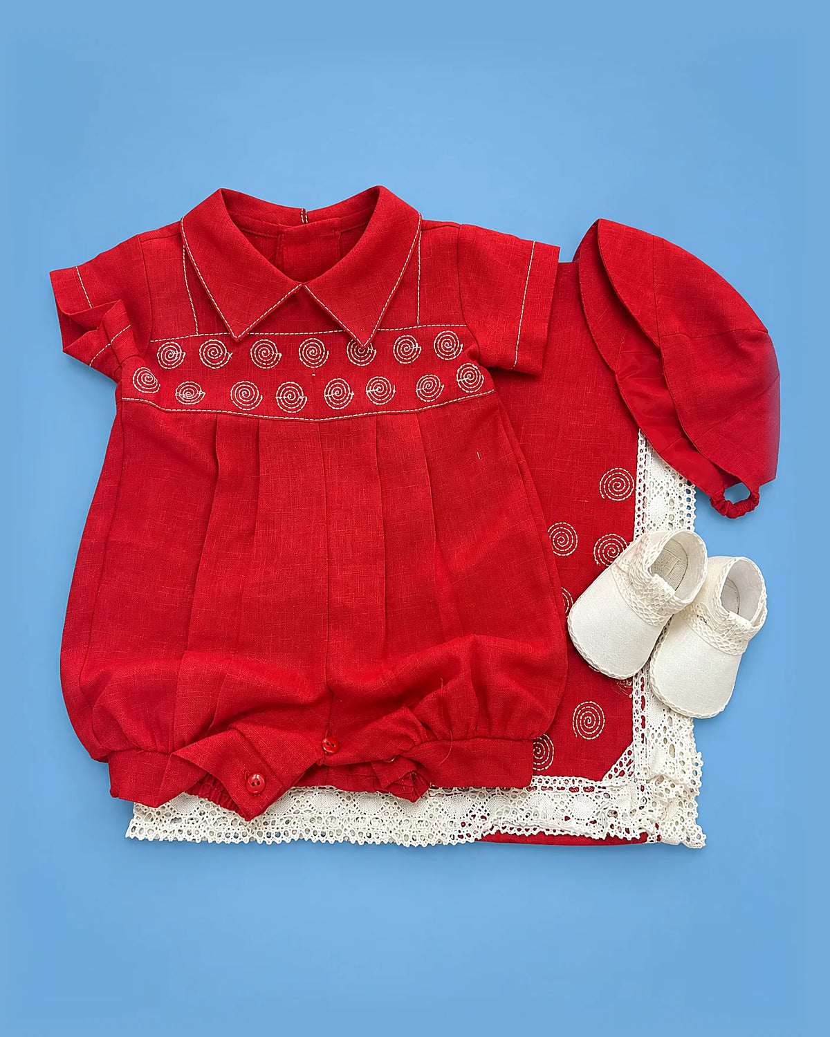 Set de estopilla de espirales para bebé niño, set completo | JR Baby Center